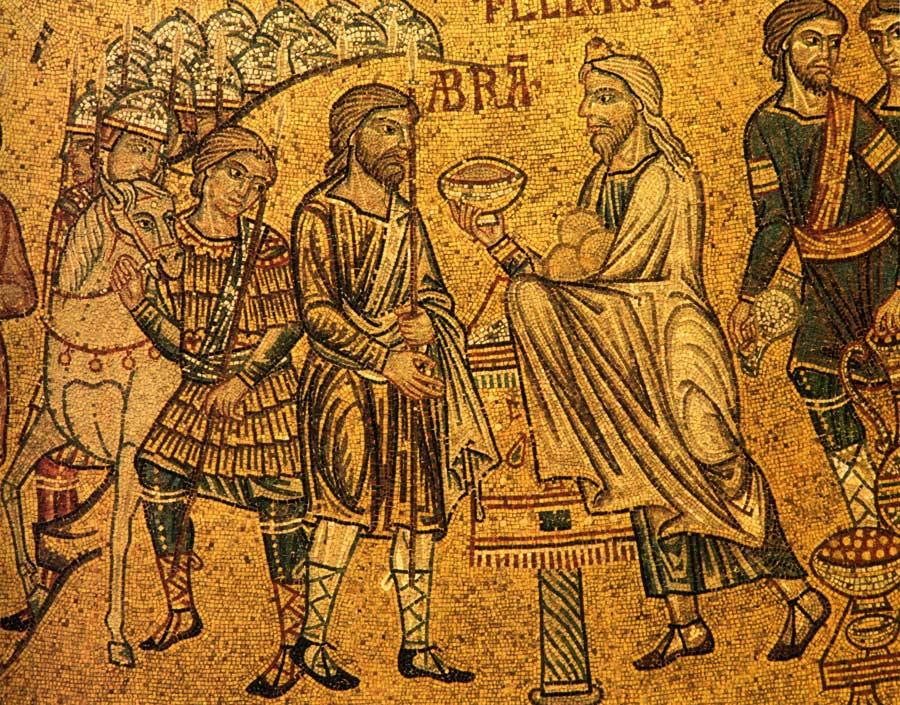Abraham meets Melchisedech (San Marco)