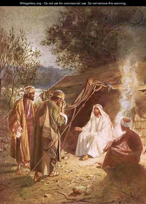 Jesuss lodging on the banks of the Jordan