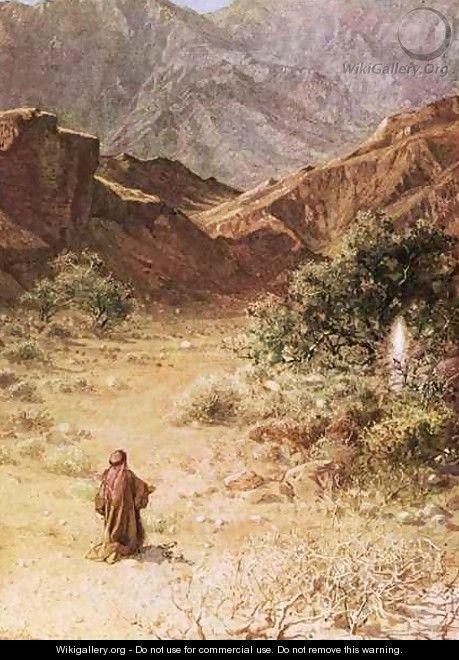 Moses and the burning bush by William Brassey Hole